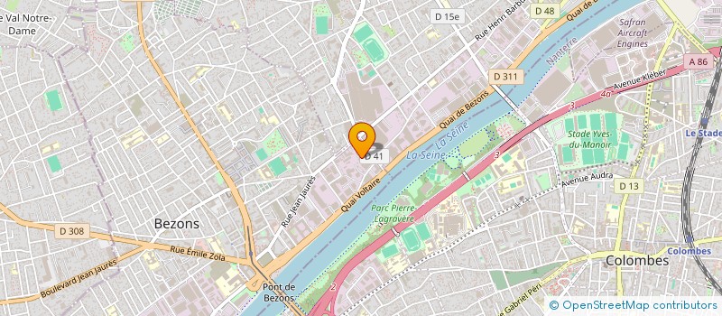 localisation de l'entreprise ECO-GREEN TRAITEMENT ET VALORISATION  BEZONS