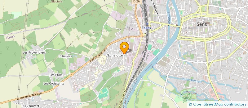 localisation de l'entreprise ECO HABITAT à GRON