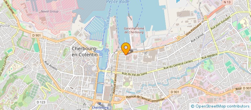 localisation de l'entreprise ECO HABITAT à CHERBOURG-EN-COTENTIN
