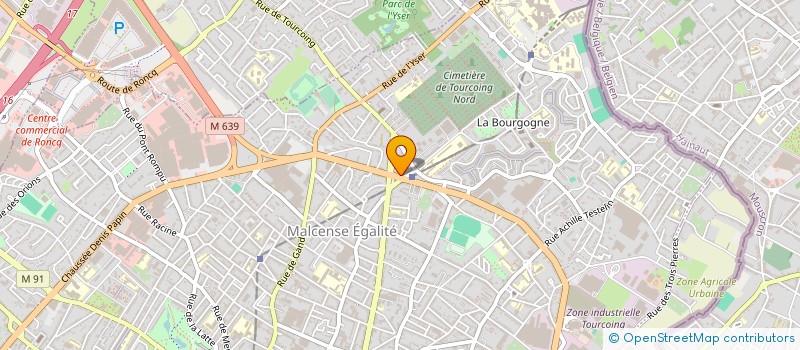 localisation de l'entreprise ECO HABITAT  TOURCOING