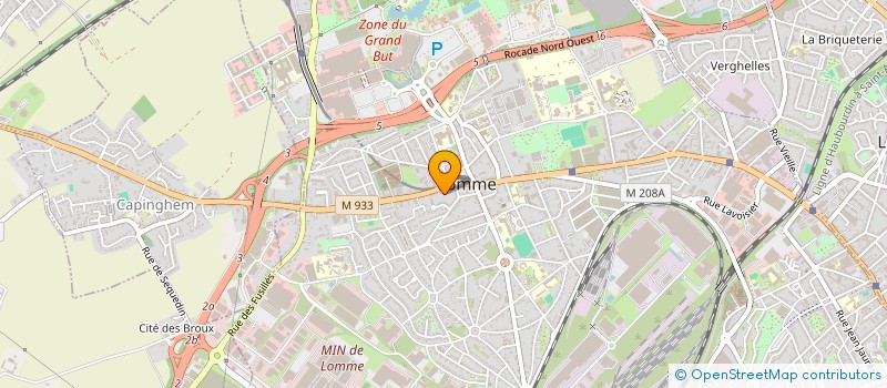 localisation de l'entreprise ECO HABITAT à LILLE
