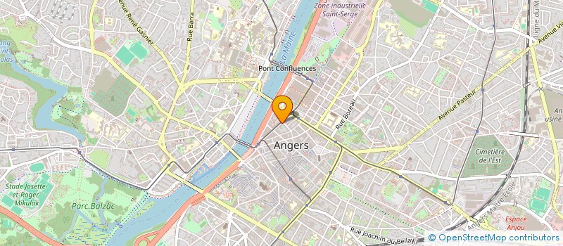 localisation de l'entreprise ECO HABITAT  ANGERS