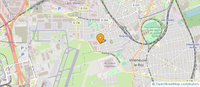 localisation de l'entreprise ECO HABITAT CONSTRUCTION  ORLY