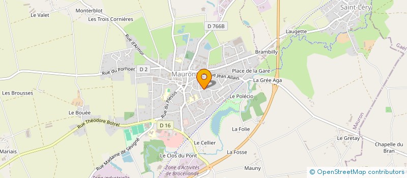 localisation de l'entreprise ECO HABITAT TREHORENTEUC  TREHORENTEUC