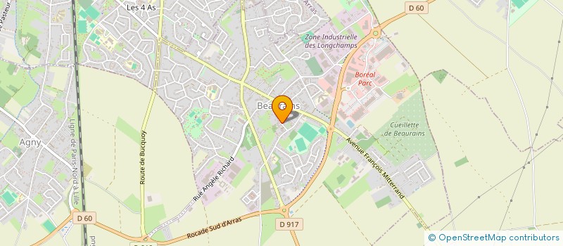 localisation de l'entreprise ECO HDF (HAUT DE FRANCE)  ACHICOURT