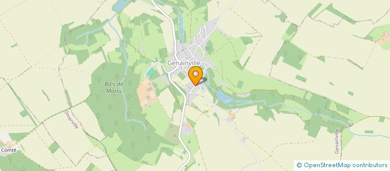 localisation de l'entreprise ECO'HOME  GENAINVILLE