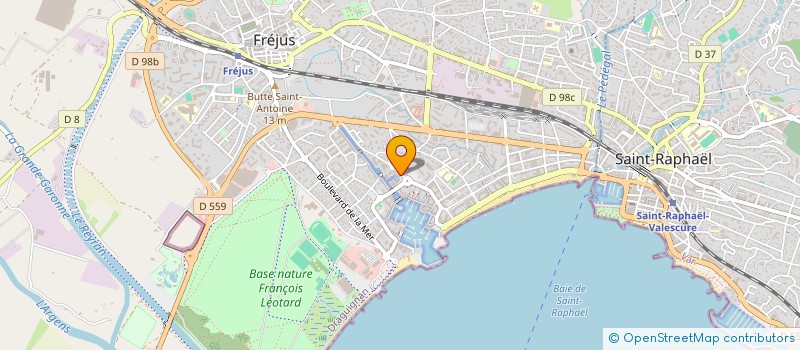 localisation de l'entreprise ECO HOUSE CONCEPT à FREJUS