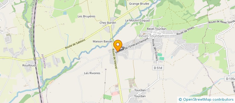 localisation de l'entreprise ECO HYBRID VTC  REVEL-TOURDAN