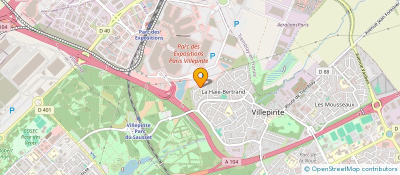 localisation de l'entreprise ECO-I-SOLUTIONS à VILLEPINTE