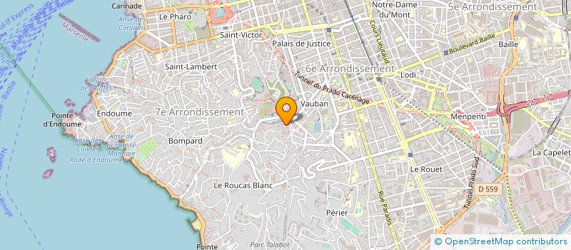 localisation de l'entreprise ECO IMPACT à MARSEILLE