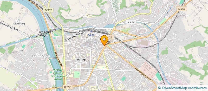localisation de l'entreprise ECO-INNOV à AGEN