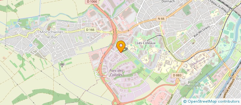 localisation de l'entreprise ECO-INSTRUO à MULHOUSE