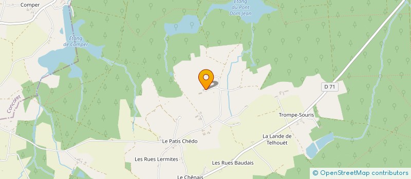 localisation de l'entreprise ECO INVEST  PAIMPONT