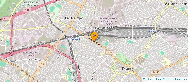 localisation de l'entreprise ECO ISOLATION à DRANCY