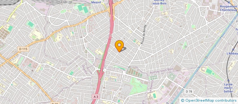 localisation de l'entreprise ECO JEUNES SOLIDAIRES (ECO JEUN'S)  AULNAY-SOUS-BOIS