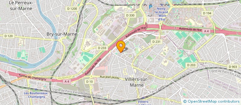 localisation de l'entreprise ECO KEMET à VILLIERS-SUR-MARNE