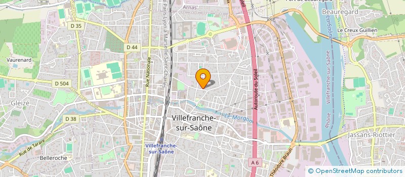 localisation de l'entreprise ECO L'EAU à VILLEFRANCHE-SUR-SAONE