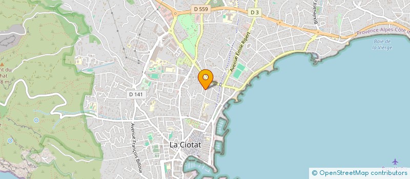 localisation de l'entreprise ECO L'EAU  LA CIOTAT