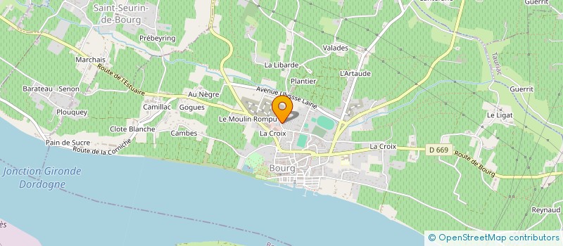 localisation de l'entreprise ECO-LAB à BOURG