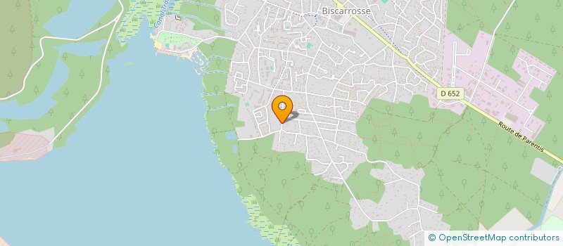 localisation de l'entreprise ECO LANDES  BISCARROSSE