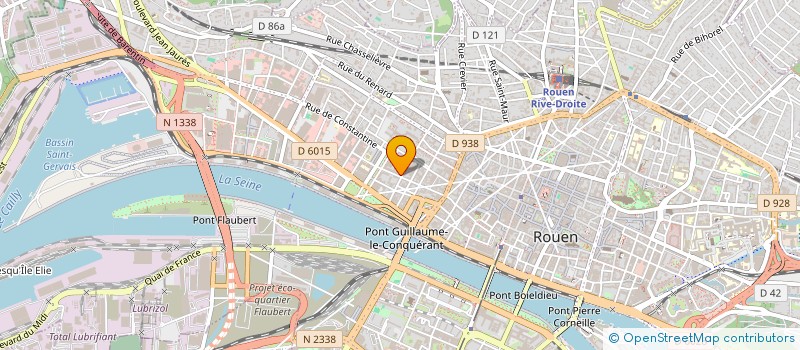 localisation de l'entreprise ECO'LAV à ROUEN