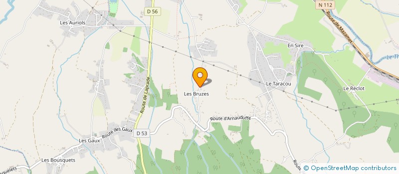 localisation de l'entreprise ECO-LAV  LABRUGUIERE