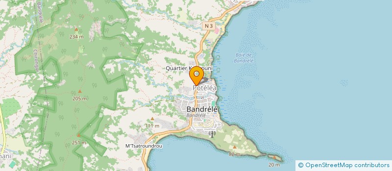 localisation de l'entreprise ECO LAVERIE & MENAGER à BANDRELE
