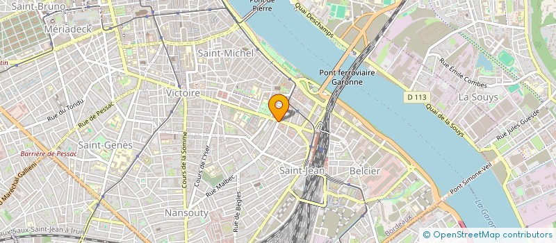 localisation de l'entreprise ECO LAVERIE SARL à BORDEAUX