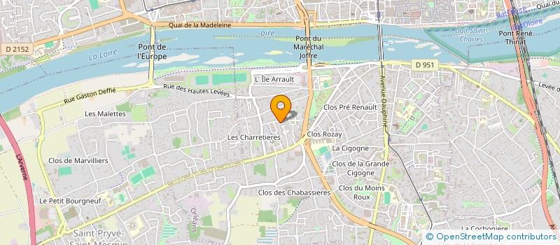 localisation de l'entreprise ECO LEDS CONCEPT à ORLEANS