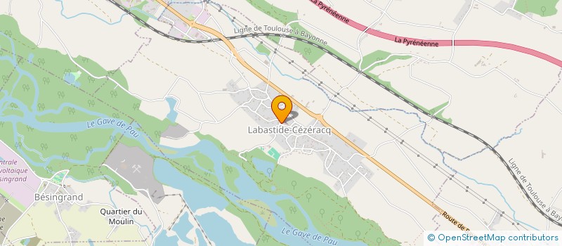 localisation de l'entreprise ECO-LIENS CEZERACQ à LABASTIDE-CEZERACQ