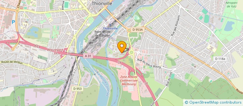 localisation de l'entreprise ECO LIGHT FRANCE  YUTZ