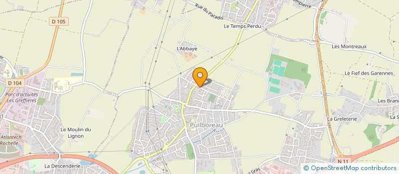 localisation de l'entreprise ECO LOGIA 17  PUILBOREAU