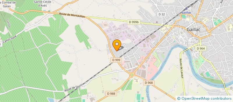 localisation de l'entreprise ECO-LOGIC HABITAT  GAILLAC