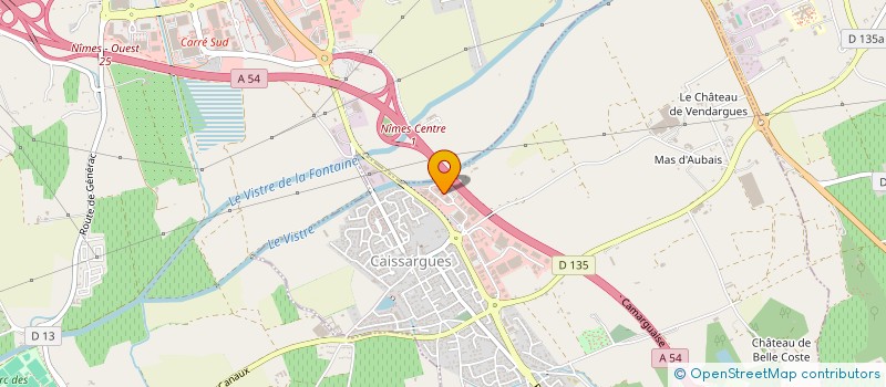 localisation de l'entreprise ECO'LOGIK  CAISSARGUES