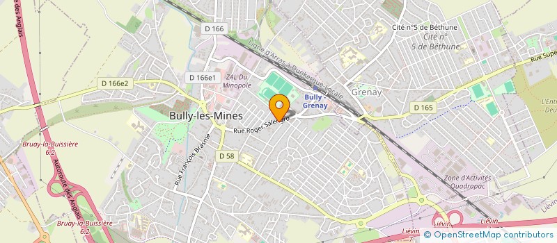 localisation de l'entreprise ECO LOGIQUE à BULLY-LES-MINES