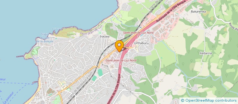 localisation de l'entreprise ECO LOGIS à SAINT-JEAN-DE-LUZ