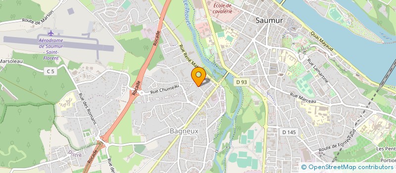 localisation de l'entreprise ECO-LOGIS  SAUMUR