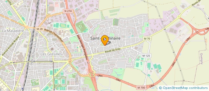 localisation de l'entreprise ECO-LOGIS  SAINT-APOLLINAIRE