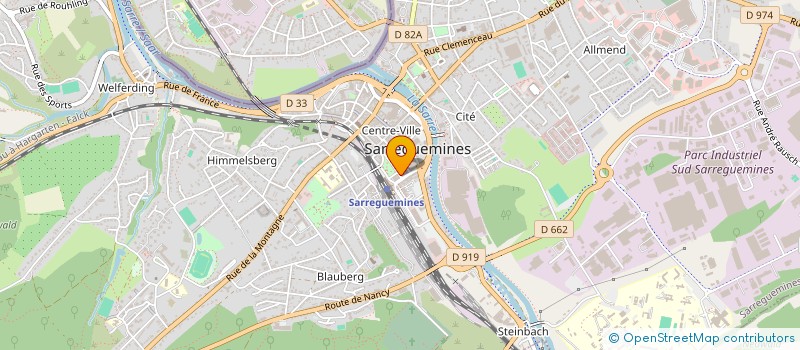 localisation de l'entreprise ECO & LOGIS 57 à SARREGUEMINES