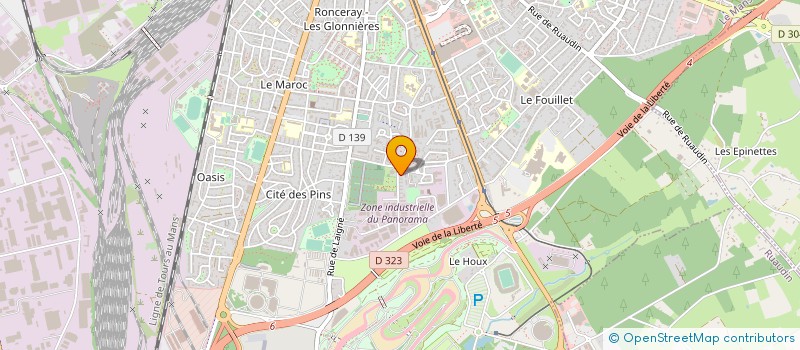 localisation de l'entreprise ECO-LOGIS à LE MANS