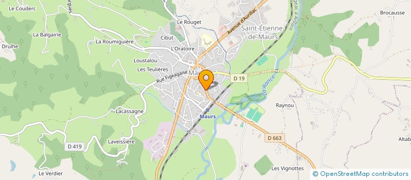 localisation de l'entreprise ECO & LOGIS à SAINT-CONSTANT-FOURNOULES