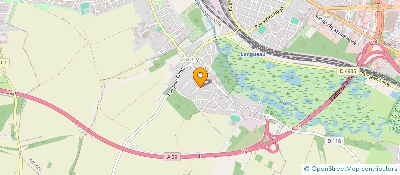 localisation de l'entreprise ECO-LOGIS à CAGNY