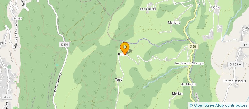 localisation de l'entreprise ECO-LOGIS  ENTRELACS