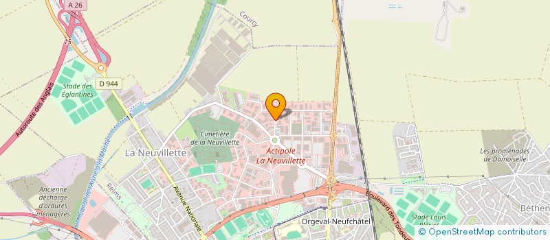 localisation de l'entreprise ECO'LOGIS BY CLIM'FAST à REIMS