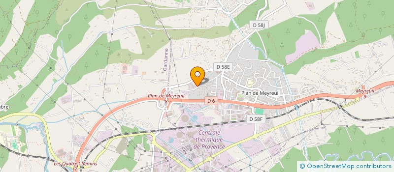localisation de l'entreprise ECO'LOGIS PROTECT 13  MEYREUIL
