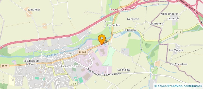 localisation de l'entreprise ECO-LOGISTIQUE REEMPLOI à COURTENAY