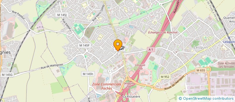 localisation de l'entreprise ECO LOGISTIQUE TRANSPORT à FACHES-THUMESNIL