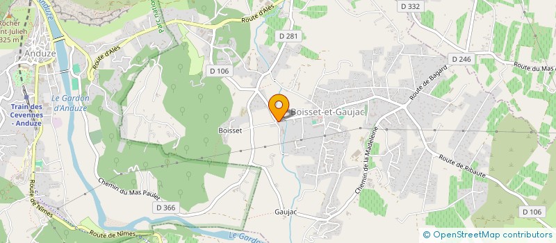 localisation de l'entreprise ECO-LSF  BOISSET-ET-GAUJAC