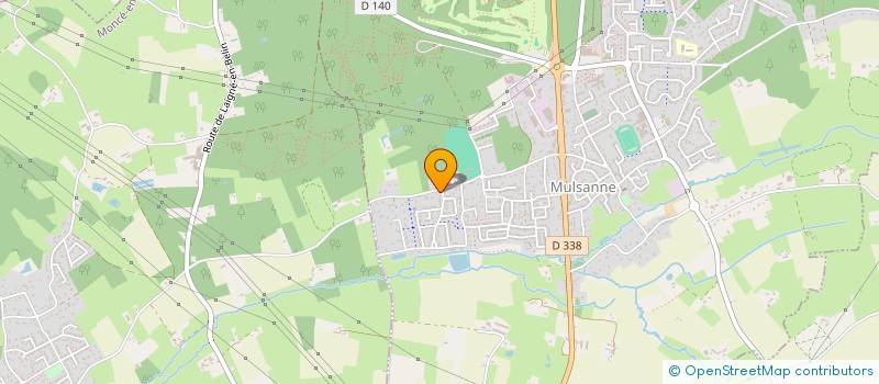 localisation de l'entreprise ECO-MAINTENANCE INFORMATIQUE & TELECOM à MULSANNE