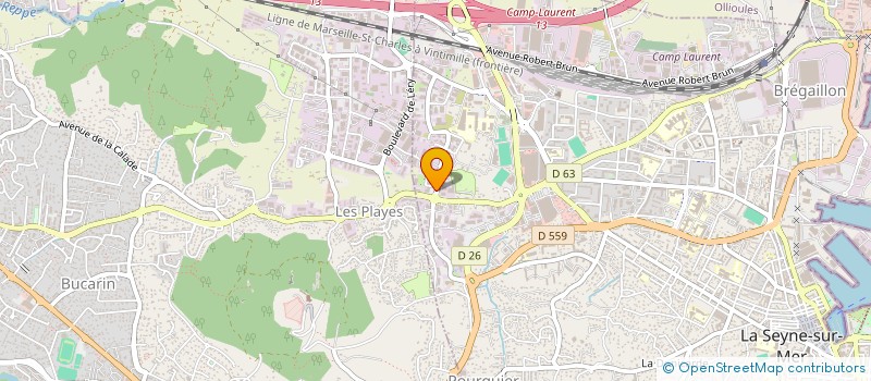 localisation de l'entreprise ECO MAISON CONSTRUCTION à LA SEYNE-SUR-MER